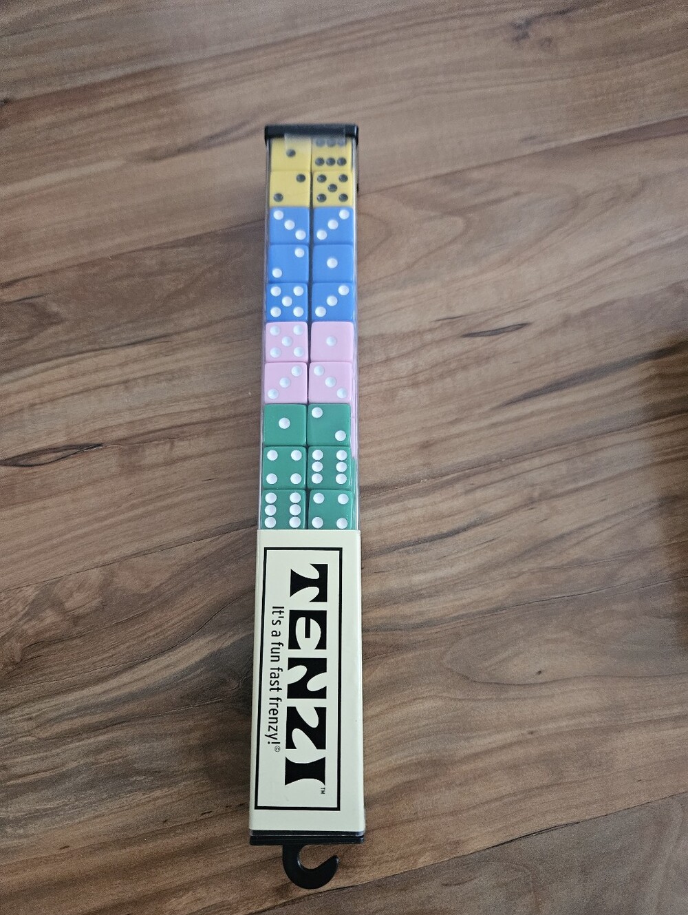 Colorful Tenzi Dice Game- Blue, Pink, Green, Yellow